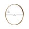 Flash Furniture 27.5in Round Gold Metal Framed Accent Wall Mirror HMHD-9M3000GD-GLD-GG - alternate 5